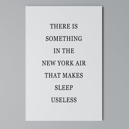 NEW YORK NIGHTS UNREST Vertical Canvas Print