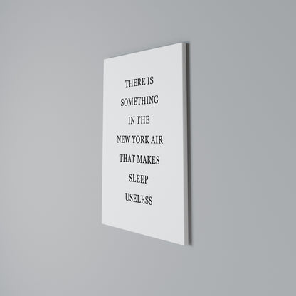 NEW YORK NIGHTS UNREST Vertical Canvas Print
