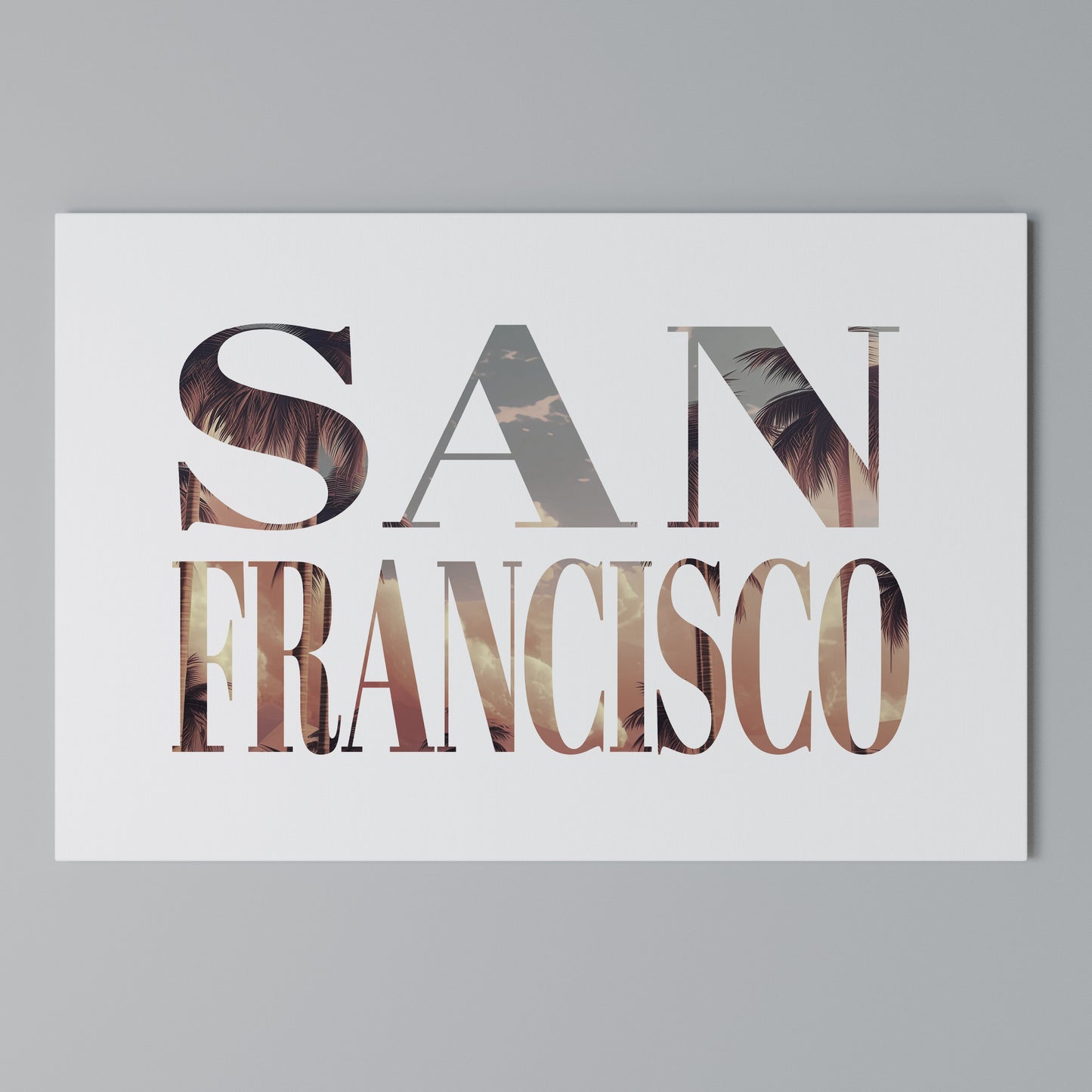 SAN FRANCISCO Horizontal Canvas Print