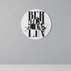 BOLD HORIZONS OF BERLIN Round Wall Art