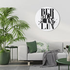 BOLD HORIZONS OF BERLIN Round Wall Art