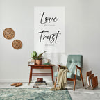 Breezy Beliefs vertikal poster med självhäftande motiv