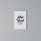 AWAKE IN NYC Vertical Canvas Print