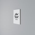 AWAKE IN NYC Vertical Canvas Print