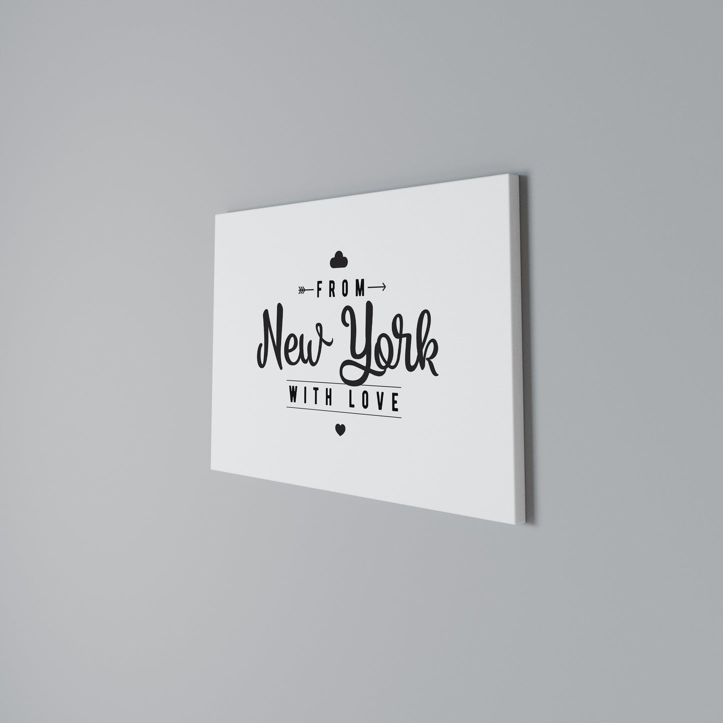 NEW YORK HEARTBEAT Horizontal Canvas Print