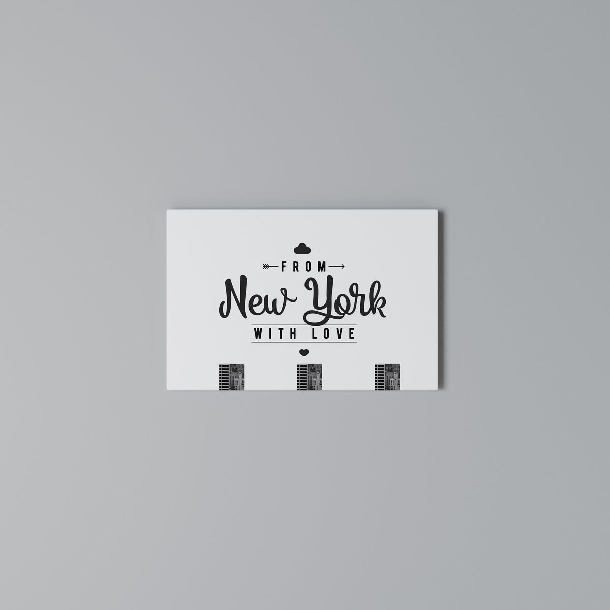NEW YORK HEARTBEAT Horizontal Canvas Print