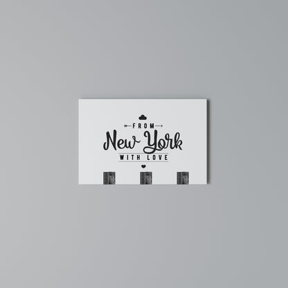 NEW YORK HEARTBEAT Horizontal Canvas Print