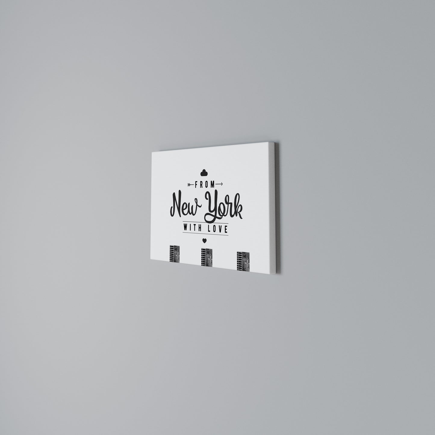 NEW YORK HEARTBEAT Horizontal Canvas Print