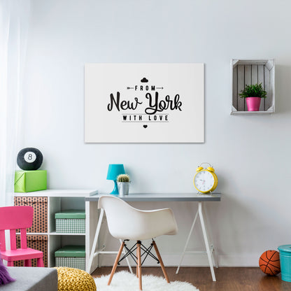 NEW YORK HEARTBEAT Horizontal Canvas Print