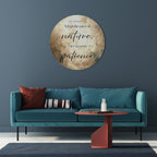 HARMONY WITH NATURE Round Wall Art