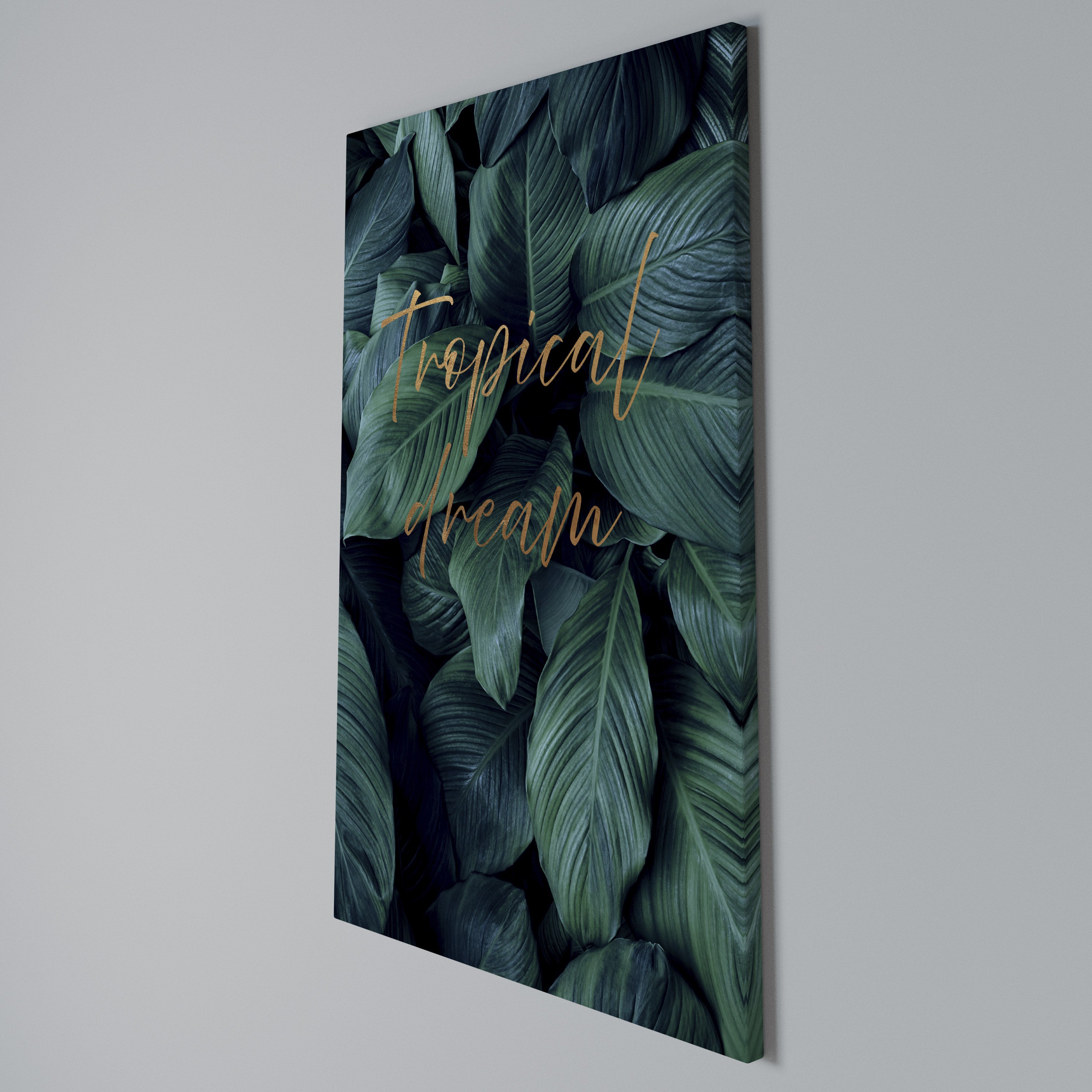 TROPICAL BLISS Vertical Canvas Print