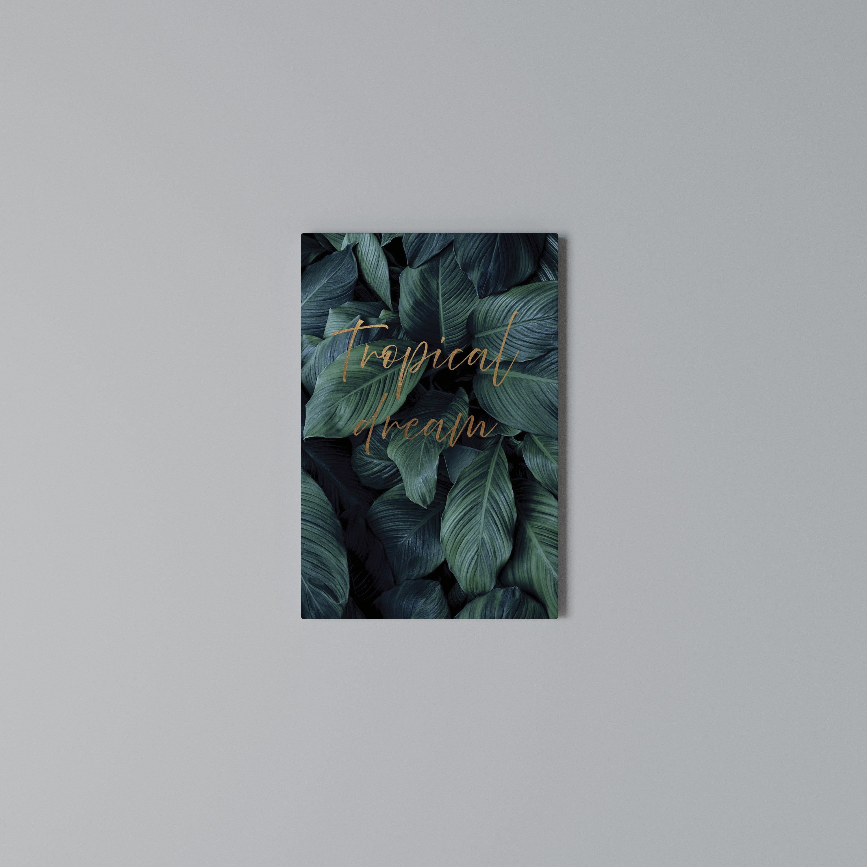 TROPICAL BLISS Vertical Canvas Print