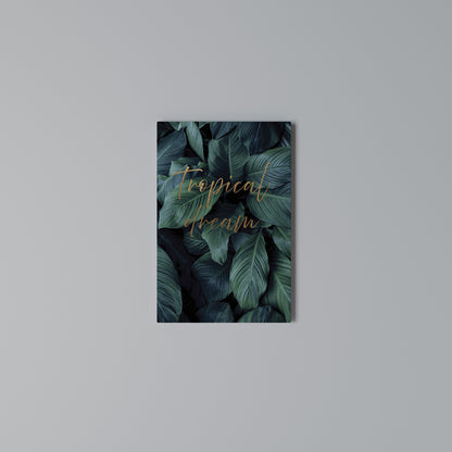 TROPICAL BLISS Vertical Canvas Print