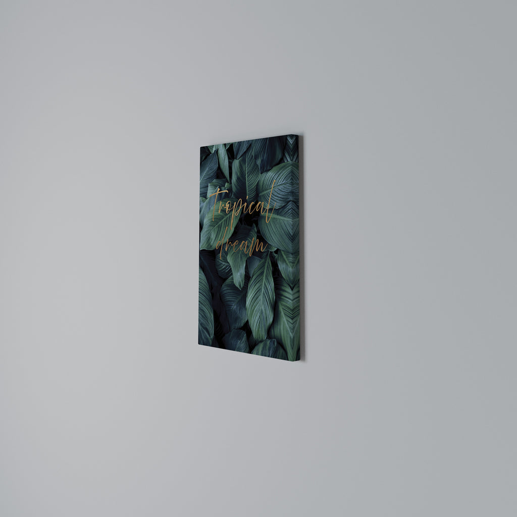 TROPICAL BLISS Vertical Canvas Print