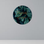 TROPICAL BLISS Round Wall Art