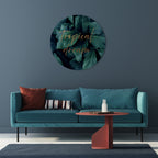 TROPICAL BLISS Round Wall Art