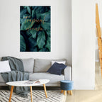 TROPISK LYCKA Vertikal Poster med självhäftande klistermärke