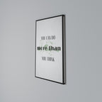BELIEVE AND ACHIEVE Vertical Canvas Print