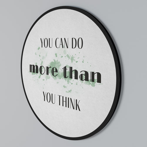 BELIEVE AND ACHIEVE Rund väggdekor