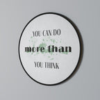 BELIEVE AND ACHIEVE Round Wall Art