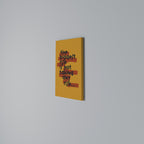 THE BIGGEST RISK Vertical Canvas Print