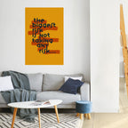 DEN STÖRSTA RISKEN Vertikal affisch med självhäftande mönster