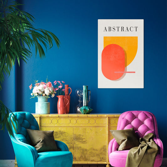 PLAYFUL COMPOSITION Vertical Canvas Print