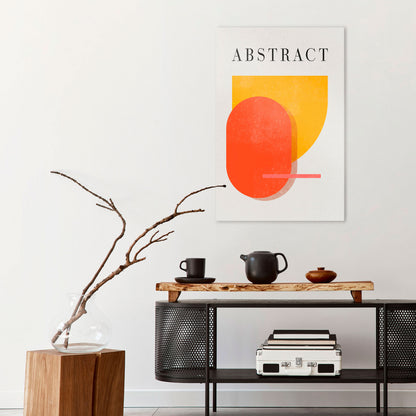PLAYFUL COMPOSITION Vertical Canvas Print
