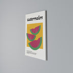 WATERMELON WHIMSY Vertical Canvas Print