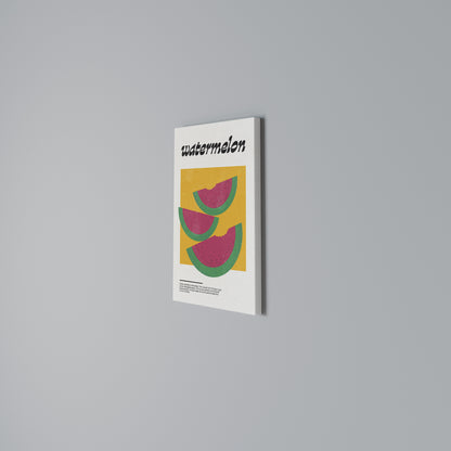 WATERMELON WHIMSY Vertical Canvas Print