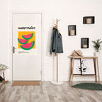 VATTENMELON WHIMSY vertikal affisch med självhäftande motiv
