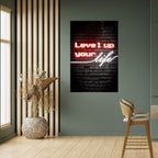 IGNITE YOUR ASPIRATIONS Peel and Stick Vertical Poster