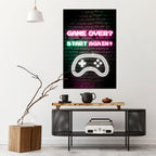 ÅTERUPPBYGGA DITT ÄVENTYR - Vertikal poster med självhäftande text