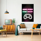 ÅTERUPPBYGGA DITT ÄVENTYR - Vertikal poster med självhäftande text