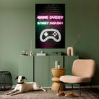 ÅTERUPPBYGGA DITT ÄVENTYR - Vertikal poster med självhäftande text