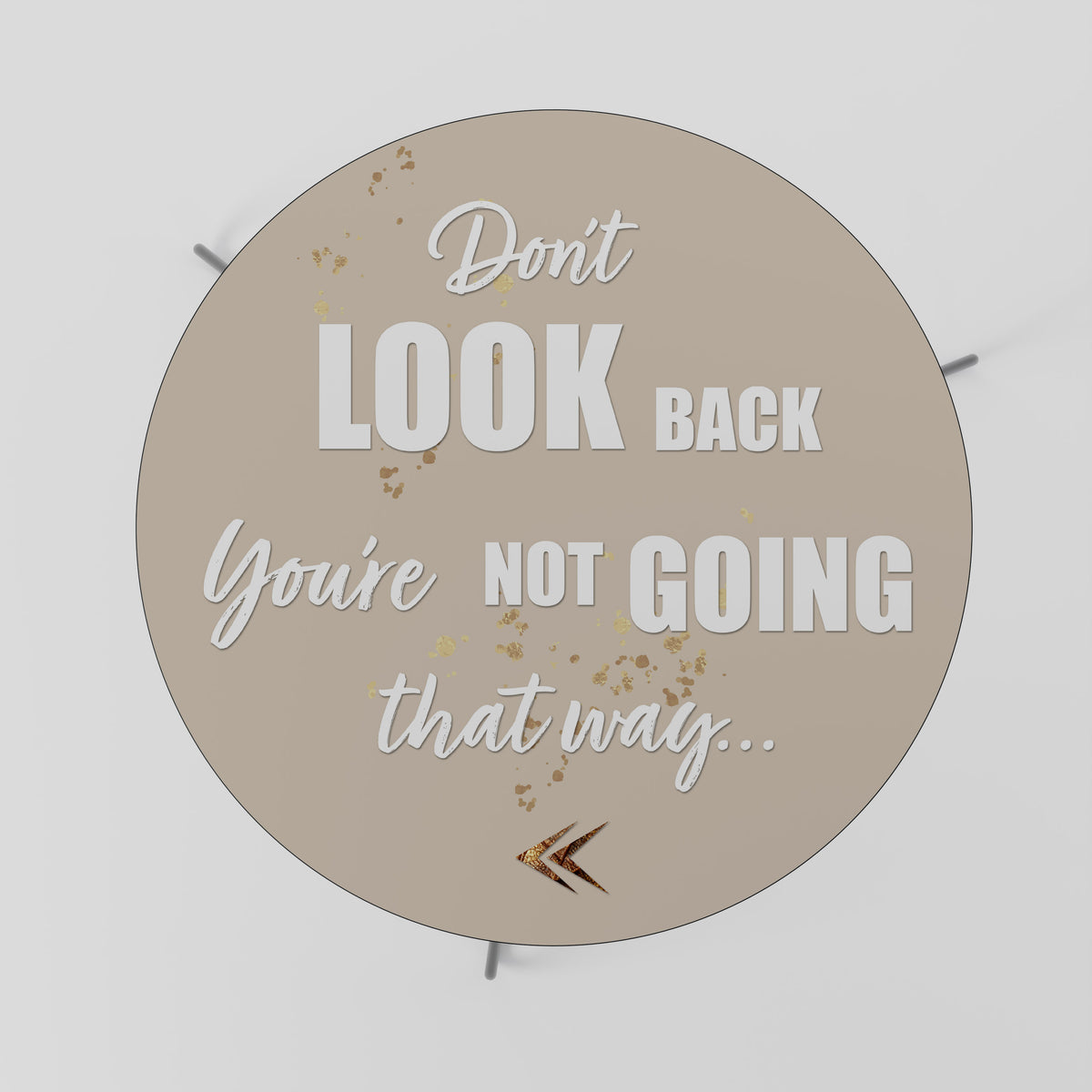 MOVE FORWARD BRAVELY Soffbord