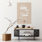 GÅ FRAMÅT MODIGT Vertikal affisch med skalbar klistra in