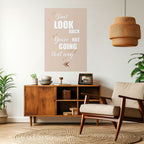 GÅ FRAMÅT MODIGT Vertikal affisch med skalbar klistra in