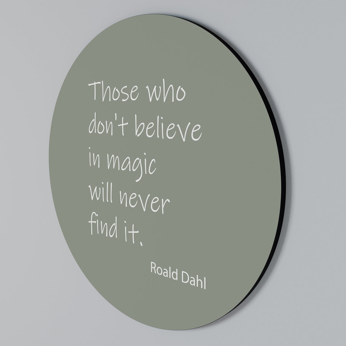 MAGIC OF BELIEF Rund väggdekor