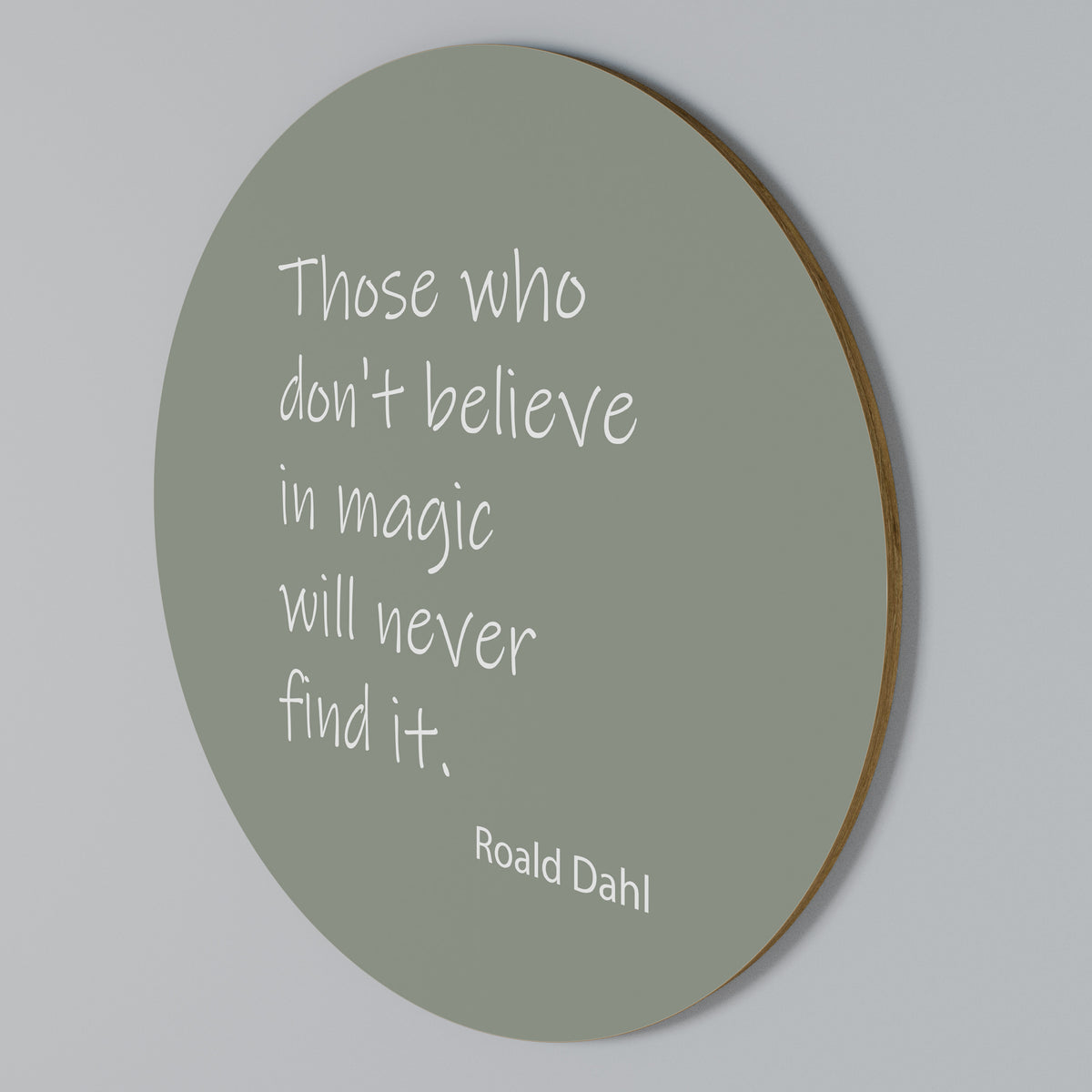 MAGIC OF BELIEF Rund väggdekor