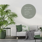 MAGIC OF BELIEF Round Wall Art