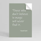 MAGI OM TRO, skalbar och självhäftande poster