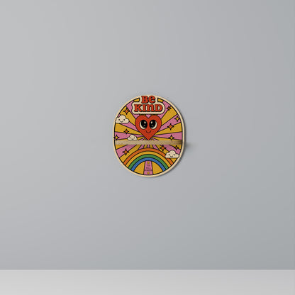 BE KIND Oval Art Hylla I Ekeffekt