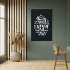 GÖR NÅGOT IDAG Vertikal affisch med självhäftande klistra inuti