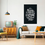 GÖR NÅGOT IDAG Vertikal affisch med självhäftande klistra inuti