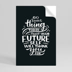 GÖR NÅGOT IDAG Vertikal affisch med självhäftande klistra inuti