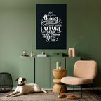 GÖR NÅGOT IDAG Vertikal affisch med självhäftande klistra inuti