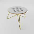 REGRET NOTHING Soffbord