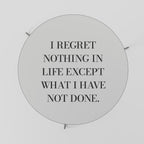 REGRET NOTHING Soffbord
