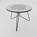 REGRET NOTHING Soffbord